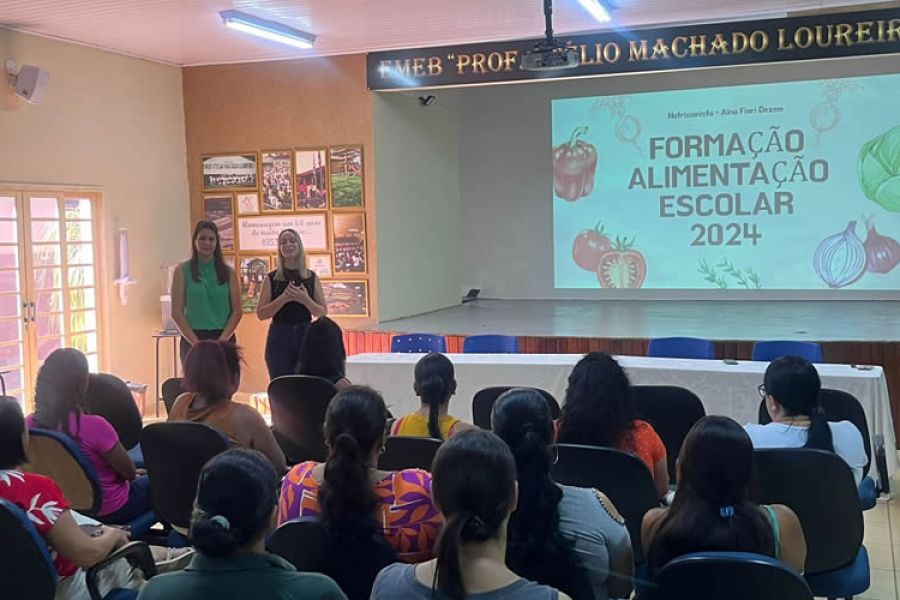 Prefeitura realiza curso de “Formação: Alimentação Escolar” para merendeiras